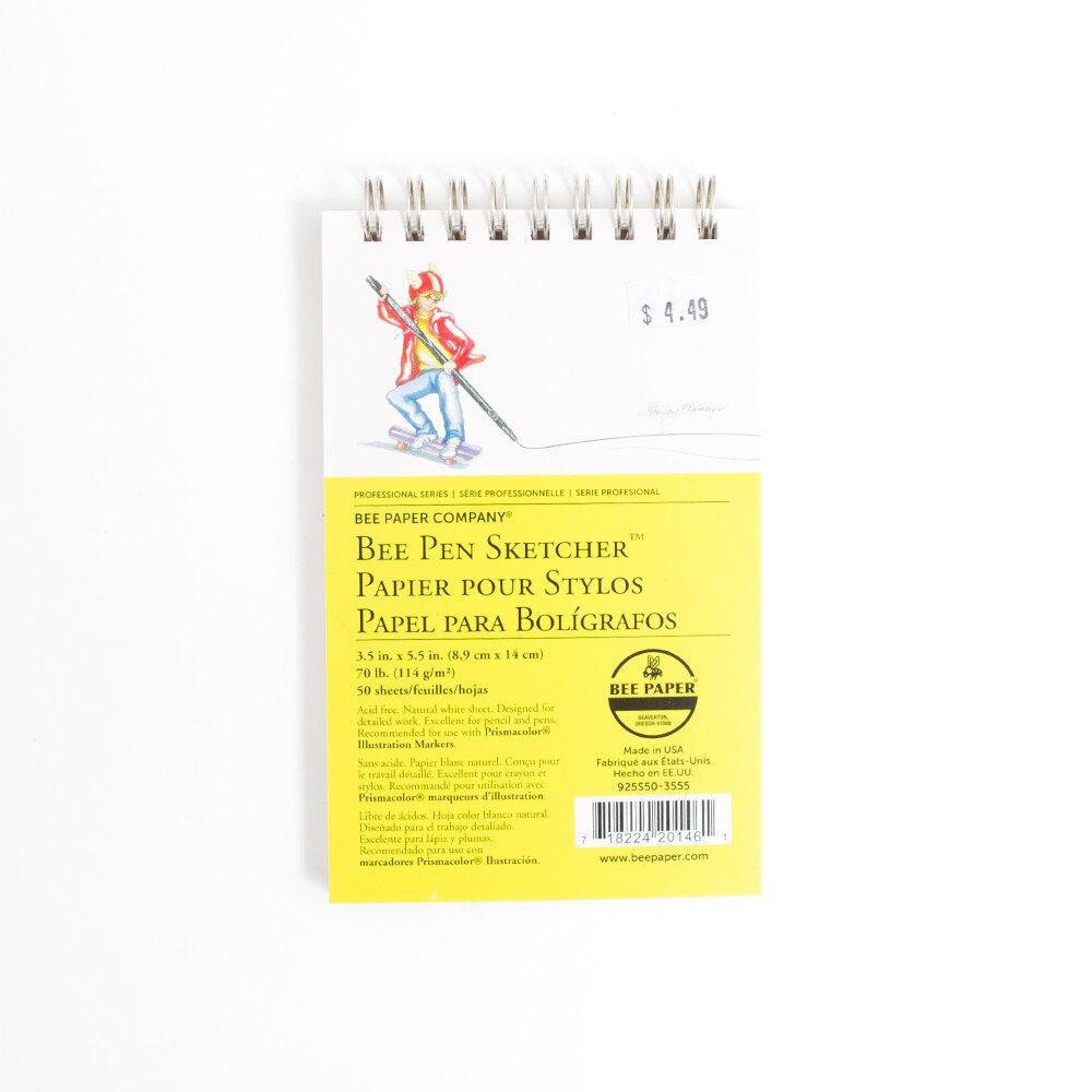 Bee Paper, Sketchbooks & Pads, Art & School, 70#, Pen Sketcher's, 50 sheet, 108325